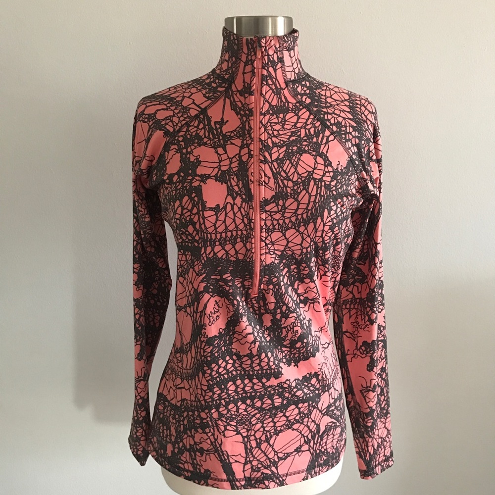Nike Quarter Zip Sweatshirt Top Sz M